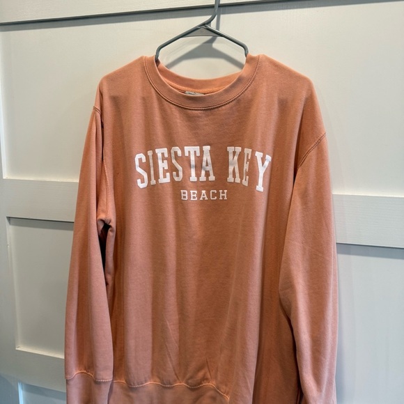 MV Sport Siesta Key Beach Peach Sweatshirt - Picture 2 of 7